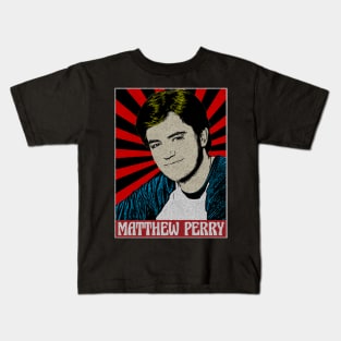 Matthew Perry 80s Pop Art Fan Art Kids T-Shirt